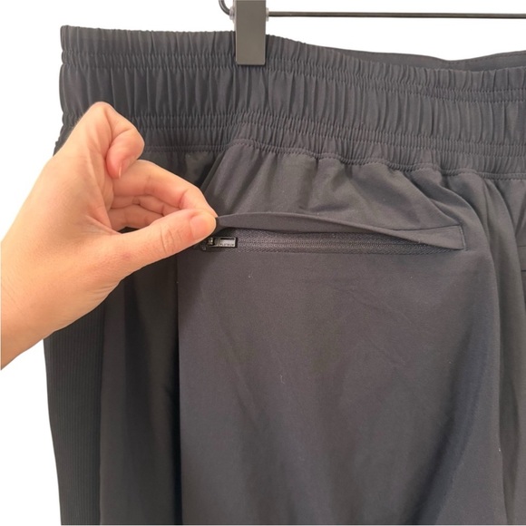 EUC Athleta Brooklyn Black lined Jogger Track Pants Plus Size 18 (2XL) - Picture 8 of 15